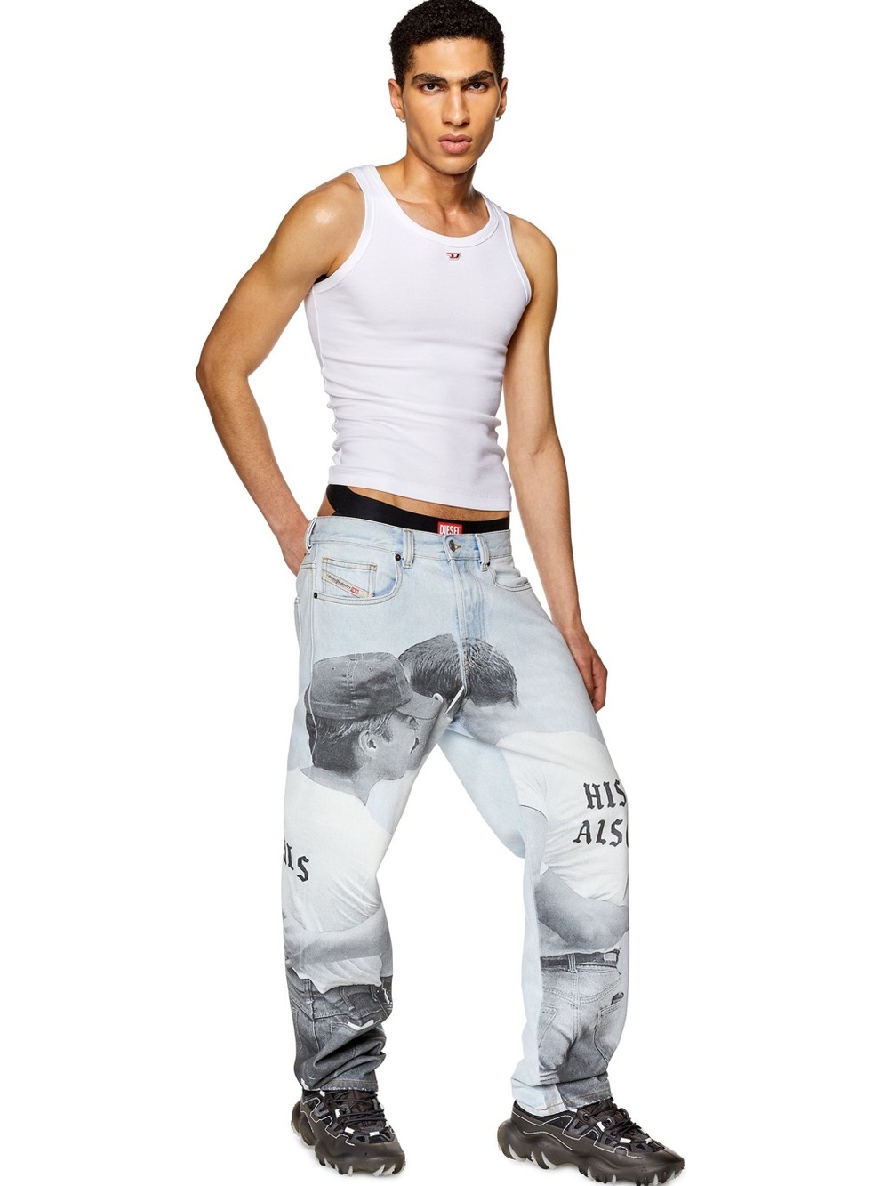 Diesel relaxed-fit jeans in partnership with the Tom of Finland Foundation